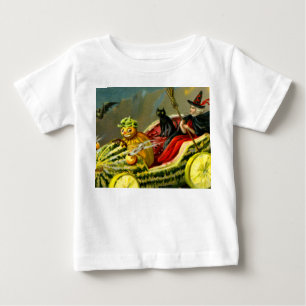 Vintage Halloween-Katzenjacke Baby T-shirt