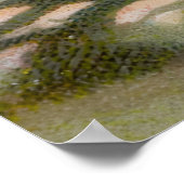 Vintage Halloween-Katzenjacke Poster (Ecke)