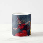 Vintage Halloween-Katzenkürbis-Tasse Kaffeetasse (Mittel)