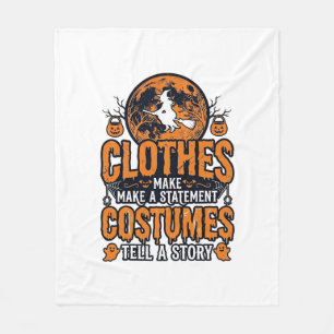 Vintage-Halloween-Kleidung Kostüm Statement-Shirt_ Fleecedecke