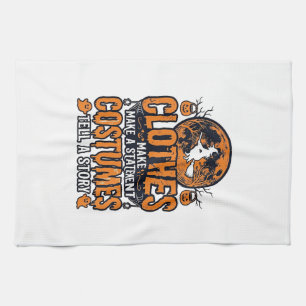 Vintage-Halloween-Kleidung Kostüm Statement-Shirt_ Geschirrtuch
