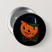 Vintage-Halloween-Knopf Button (Vorne & Hinten)