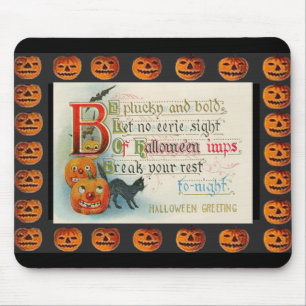 Vintage-Halloween-Kobold Mousepad