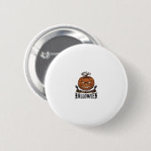 Vintage-Halloween-Kürbis-Goth-Shirt-Design_1 Button (Vorne & Hinten)