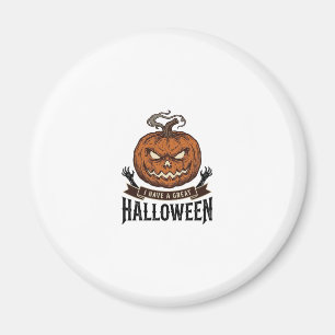 Vintage-Halloween-Kürbis-Gothic-Shirt-Design_1 Magnet