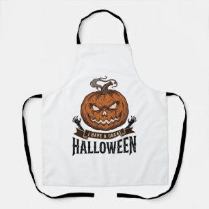 Vintage-Halloween-Kürbis-Gothic-Shirt-Design_1 Schürze