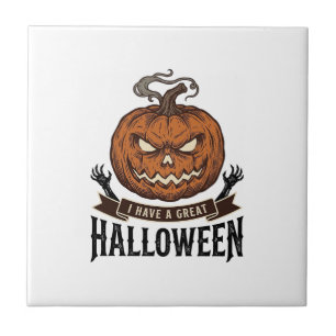 Vintage-Halloween-Kürbis-Gotisches-Shirt-Design_1 Fliese