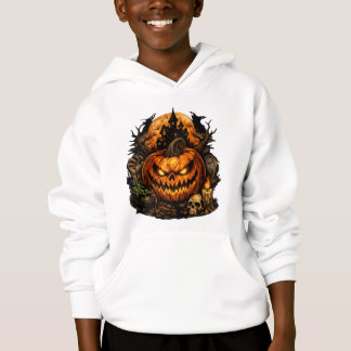 Vintage-Halloween-Kürbis-Grafik-T-Shirt Hoodie