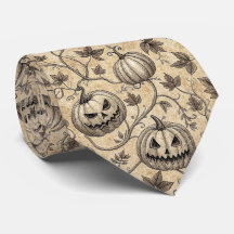 Vintage-Halloween-Kürbismuster