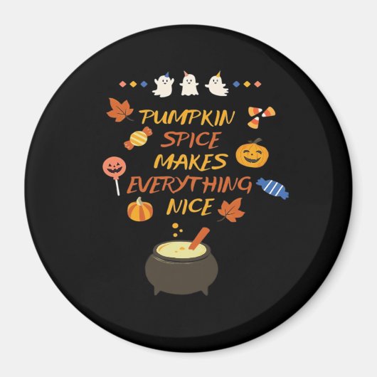 Vintage Halloween-Kürbisquotes Classic Magnet (Vorne)
