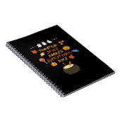 Vintage Halloween-Kürbisquotes Classic Notizblock (Rechte Seite)