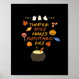 Vintage Halloween-Kürbisquotes Classic Poster