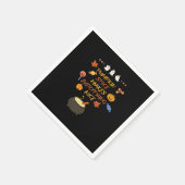 Vintage Halloween-Kürbisquotes Classic Serviette (Ecke)