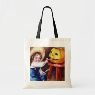 Vintage Halloween-Leckerei Tragetasche