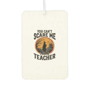 Vintage-Halloween-Lehrer-Gruseliges-Schul-Shirt-De Autolufterfrischer