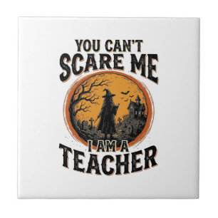 Vintage-Halloween-Lehrer-Gruseliges-Schul-Shirt-De Fliese