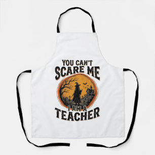 Vintage-Halloween-Lehrer-Gruseliges-Schul-Shirt-De Schürze