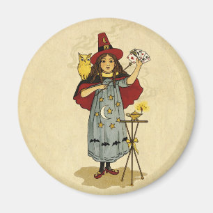 Vintage Halloween-Magie Magnet