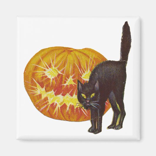 Vintage Halloween Magnet (Vorne)