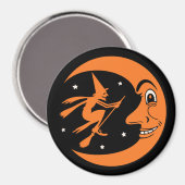 Vintage Halloween Magnet (Vorderseite/Rückseite)