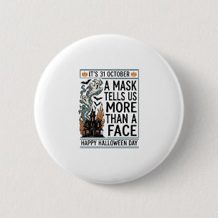 Vintage-Halloween-Masken-Zitat-Vektordesign_1 Button