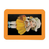 Vintage Halloween Miss Magnet (Horizontal)
