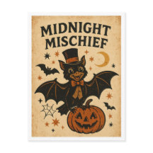 Vintage-Halloween-Mitternachtsmischief