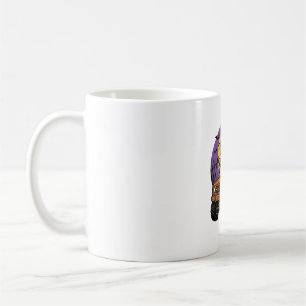 Vintage-Halloween-Monster-Truck-Kürbis-Shirt_1 Kaffeetasse