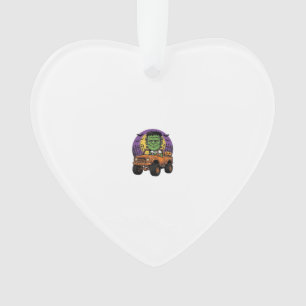 Vintage-Halloween-Monster-Truck-Kürbis-Shirt_1 Ornament