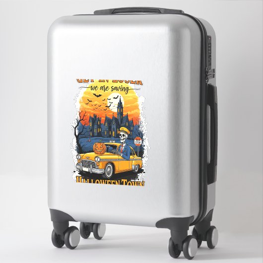 Vintage Halloween Movie Aufkleber (Koffer)