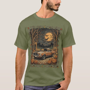 Vintage-Halloween-Muscle-Car-T-Shirt T-Shirt