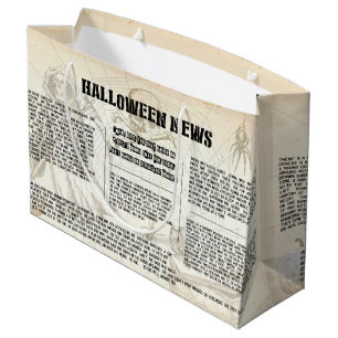 Vintage Halloween-News Große Geschenktüte