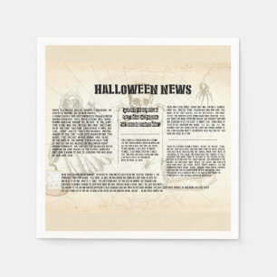 Vintage Halloween-News Serviette