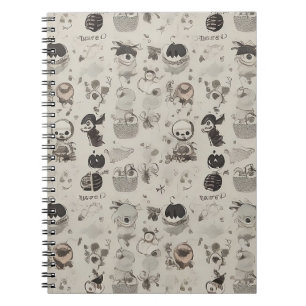 Vintage-Halloween-Notizbuch Notizblock