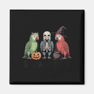 Vintage Halloween-Papageien Squawi oder Leckerei s Magnet