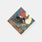 Vintage Halloween-Papierserviette Serviette (Ecke)