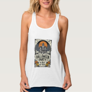 Vintage-Halloween-Party Keine Tricks, nur Leckerli Tank Top