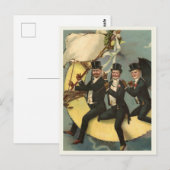 Vintage Halloween Postkarte (Vorne/Hinten)