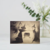 Vintage Halloween Postkarte (Stehend Vorderseite)
