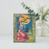 Vintage Halloween Postkarte (Stehend Vorderseite)