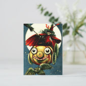 Vintage Halloween Postkarte (Stehend Vorderseite)