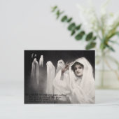 Vintage Halloween Postkarte (Stehend Vorderseite)