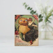 Vintage Halloween Postkarte (Stehend Vorderseite)
