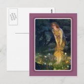 Vintage Halloween Postkarte (Vorne/Hinten)