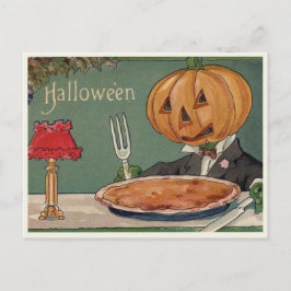 Vintage Halloween Postkarte