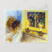 Vintage Halloween Postkarte (Vorderseite)