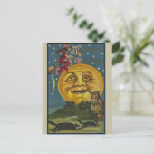 Vintage Halloween Postkarte (Stehend Vorderseite)