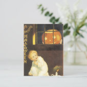 Vintage Halloween Postkarte (Stehend Vorderseite)