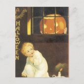 Vintage Halloween Postkarte (Vorderseite)