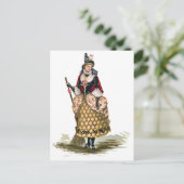 Vintage Halloween-Postkarte Postkarte (Stehend Vorderseite)